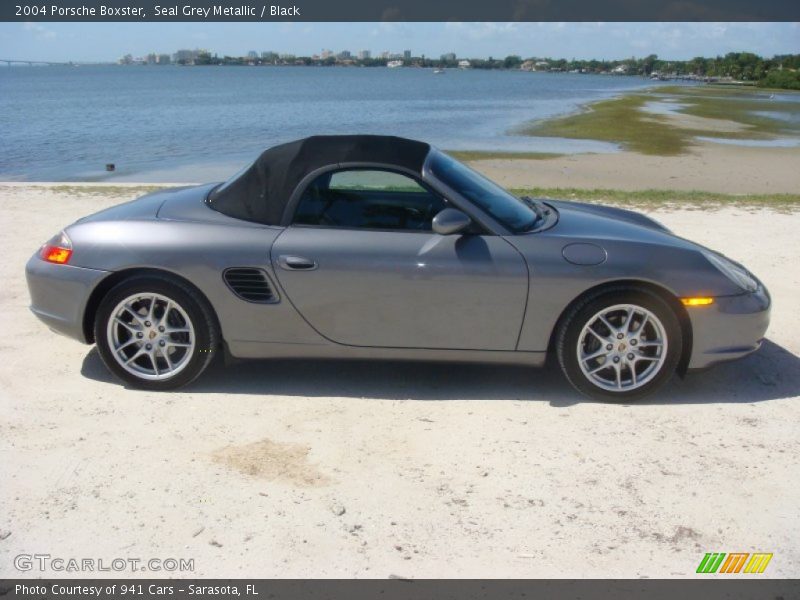 Seal Grey Metallic / Black 2004 Porsche Boxster