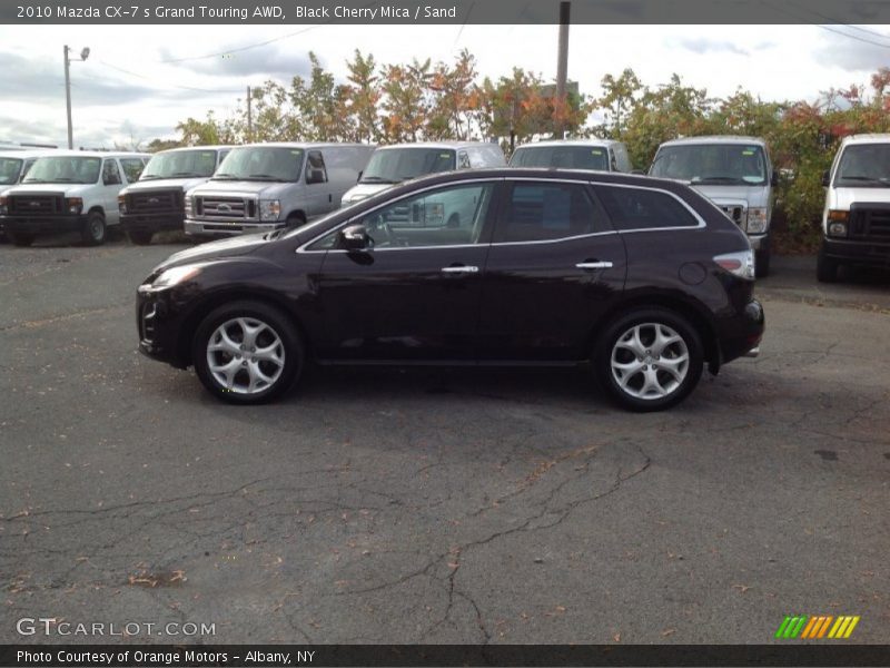 Black Cherry Mica / Sand 2010 Mazda CX-7 s Grand Touring AWD
