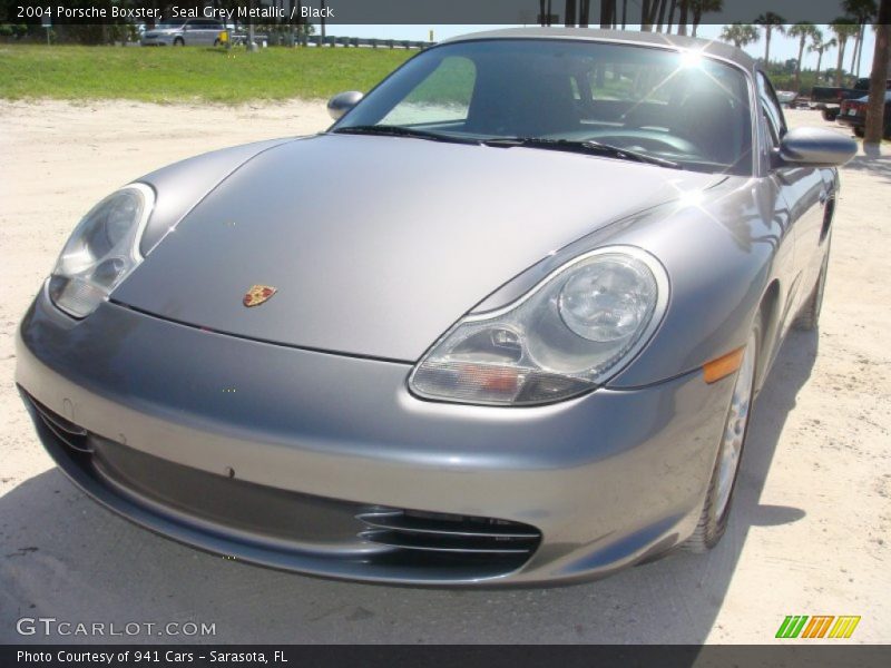 Seal Grey Metallic / Black 2004 Porsche Boxster