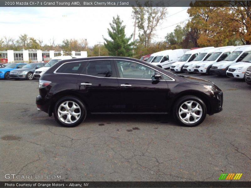 Black Cherry Mica / Sand 2010 Mazda CX-7 s Grand Touring AWD