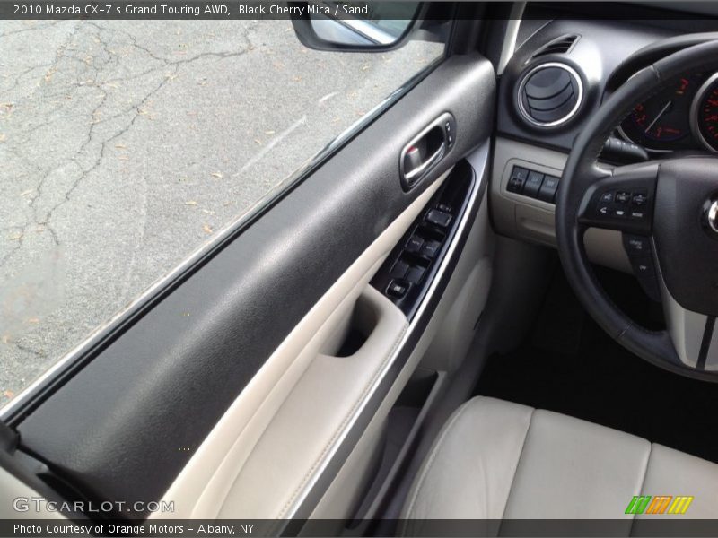 Black Cherry Mica / Sand 2010 Mazda CX-7 s Grand Touring AWD