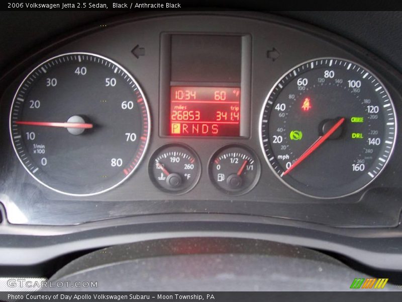 Black / Anthracite Black 2006 Volkswagen Jetta 2.5 Sedan