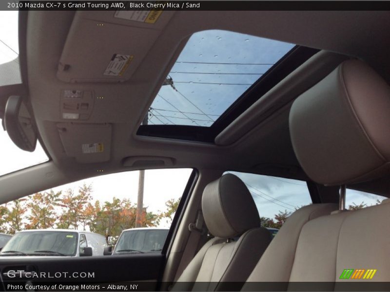 Black Cherry Mica / Sand 2010 Mazda CX-7 s Grand Touring AWD