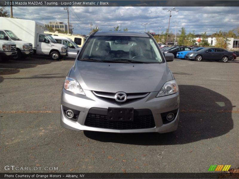 Liquid Silver Metallic / Black 2010 Mazda MAZDA5 Touring