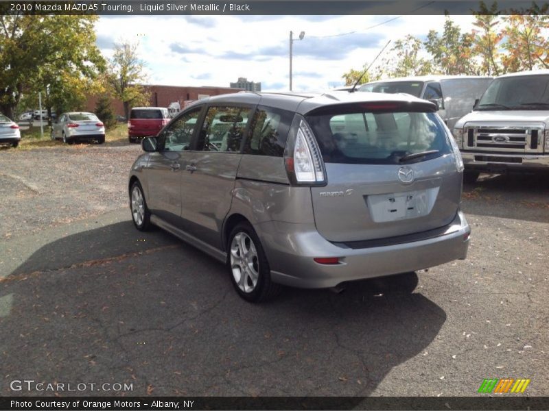 Liquid Silver Metallic / Black 2010 Mazda MAZDA5 Touring