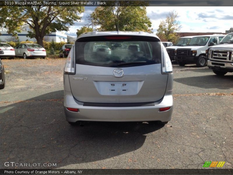 Liquid Silver Metallic / Black 2010 Mazda MAZDA5 Touring