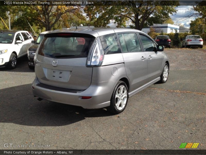 Liquid Silver Metallic / Black 2010 Mazda MAZDA5 Touring