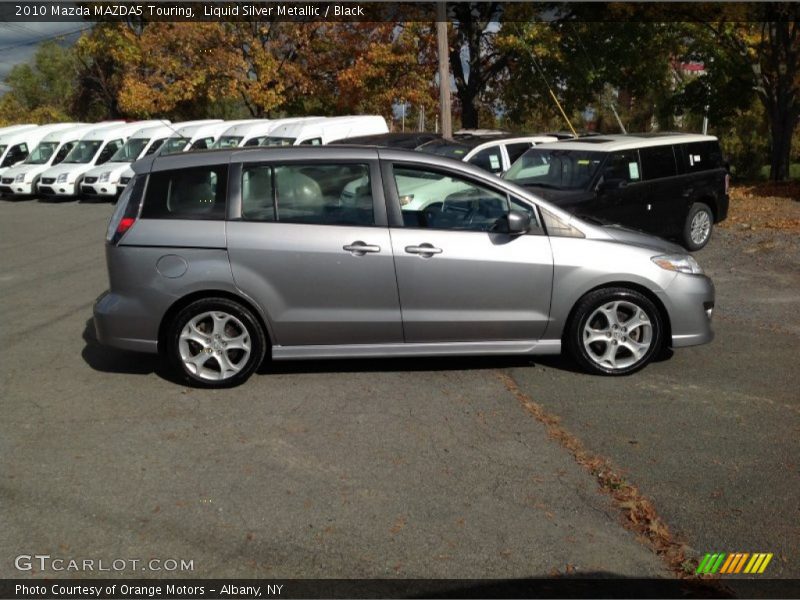 Liquid Silver Metallic / Black 2010 Mazda MAZDA5 Touring