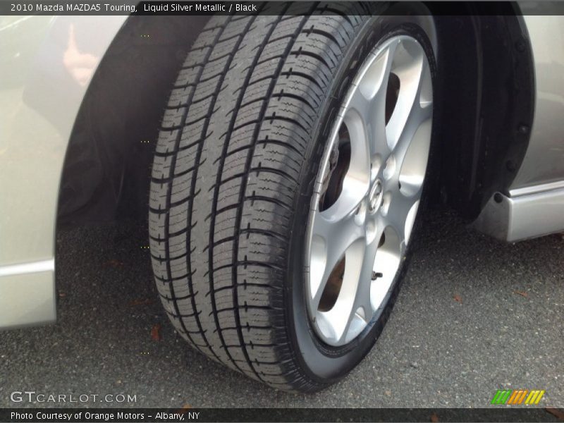 Liquid Silver Metallic / Black 2010 Mazda MAZDA5 Touring