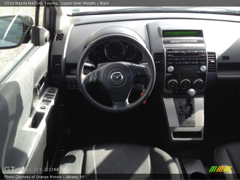 Liquid Silver Metallic / Black 2010 Mazda MAZDA5 Touring