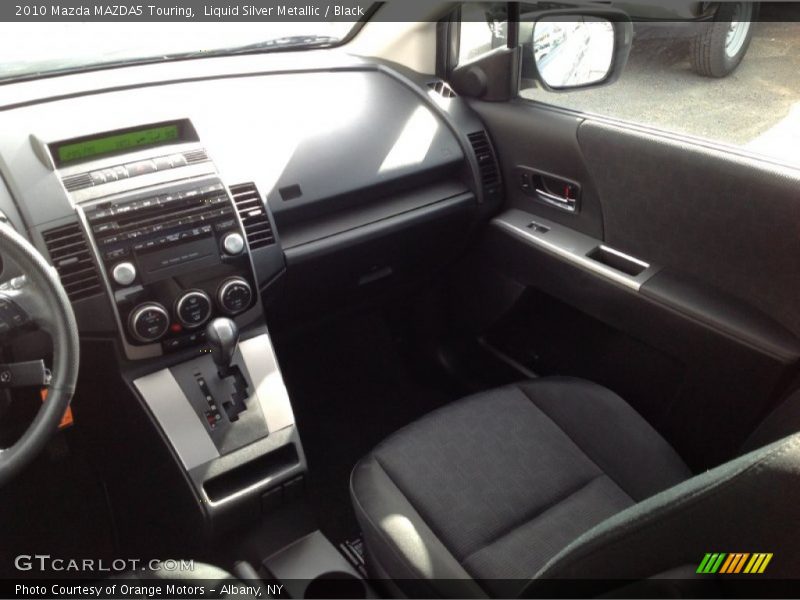 Liquid Silver Metallic / Black 2010 Mazda MAZDA5 Touring