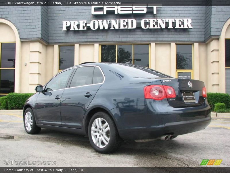 Blue Graphite Metallic / Anthracite 2007 Volkswagen Jetta 2.5 Sedan