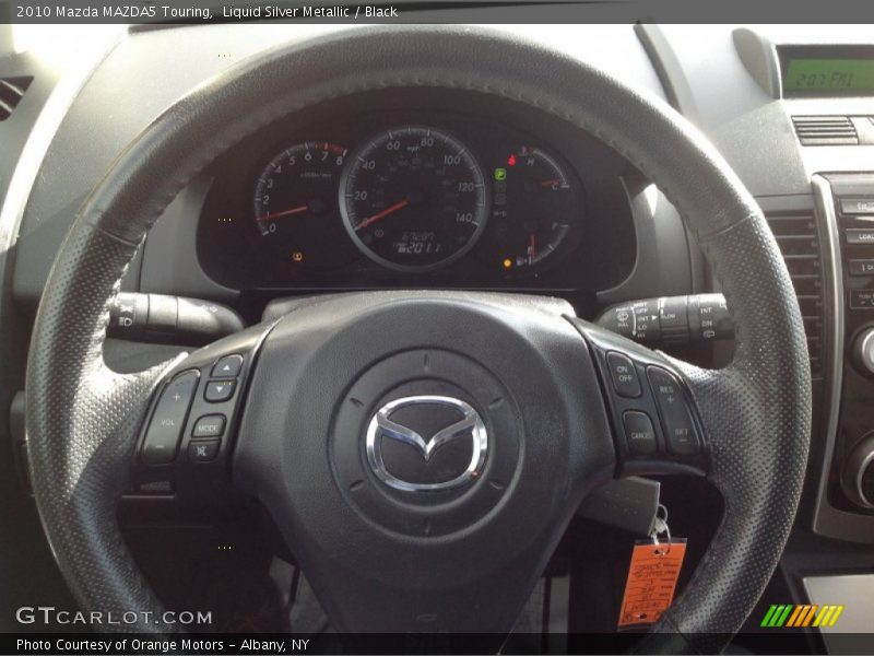 Liquid Silver Metallic / Black 2010 Mazda MAZDA5 Touring