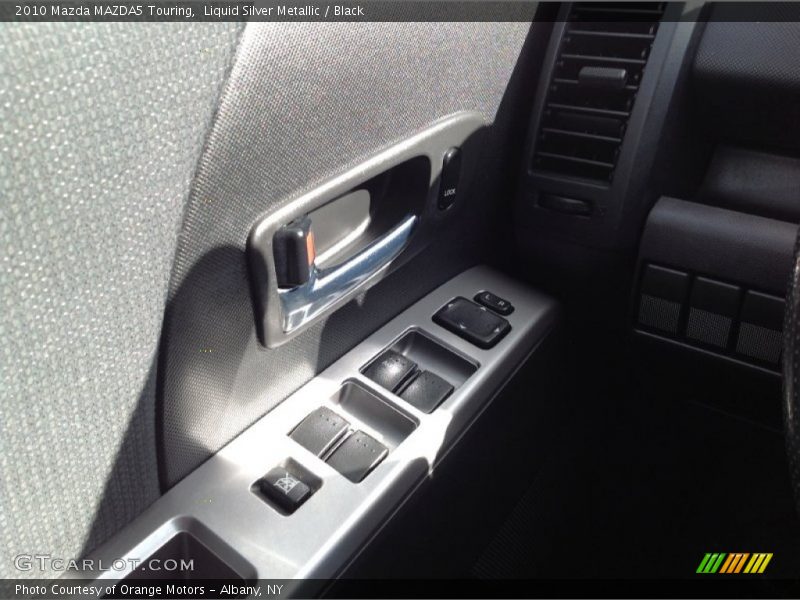 Liquid Silver Metallic / Black 2010 Mazda MAZDA5 Touring