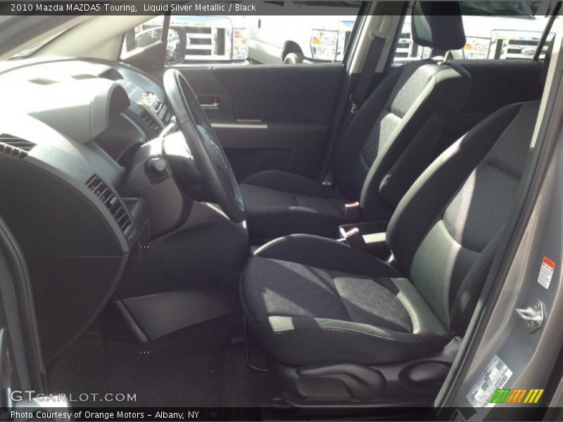 Liquid Silver Metallic / Black 2010 Mazda MAZDA5 Touring