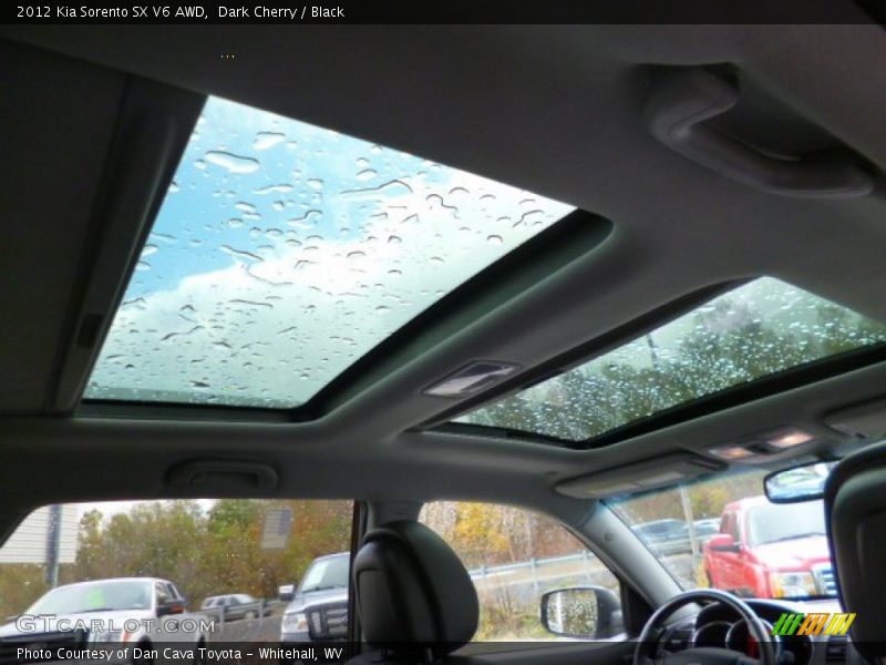 Dark Cherry / Black 2012 Kia Sorento SX V6 AWD