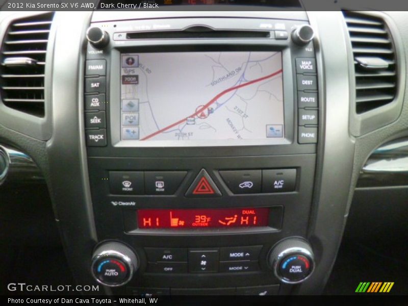 Controls of 2012 Sorento SX V6 AWD
