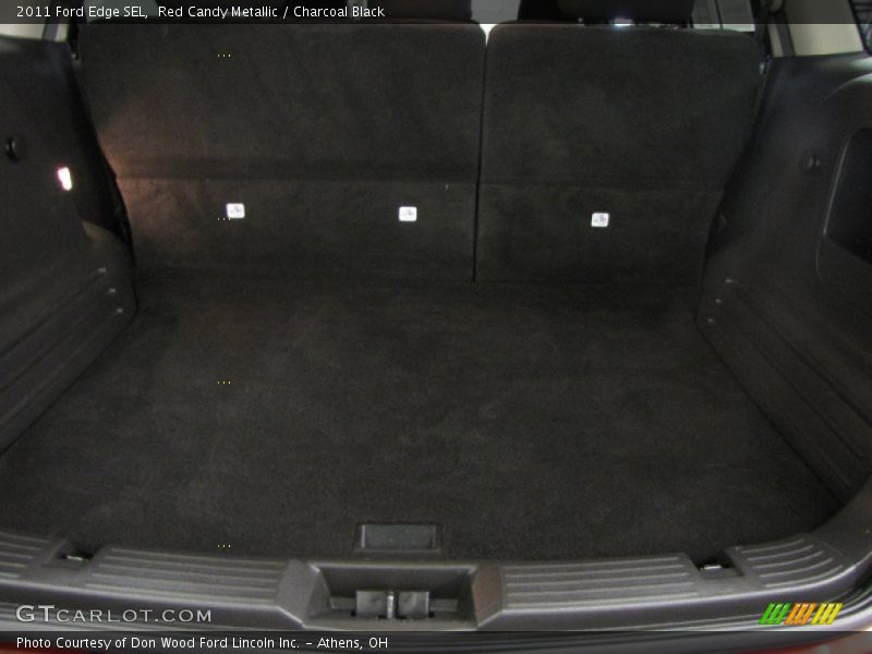 Red Candy Metallic / Charcoal Black 2011 Ford Edge SEL