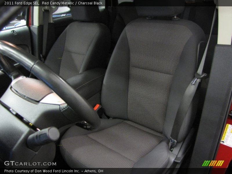 Red Candy Metallic / Charcoal Black 2011 Ford Edge SEL