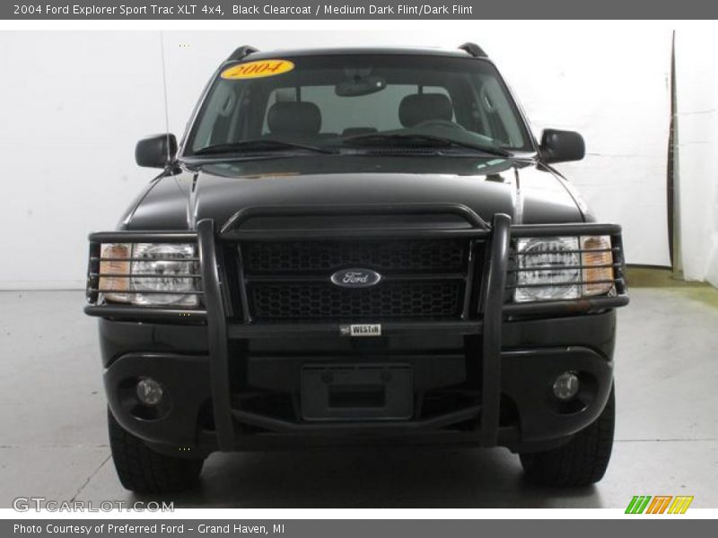 Black Clearcoat / Medium Dark Flint/Dark Flint 2004 Ford Explorer Sport Trac XLT 4x4