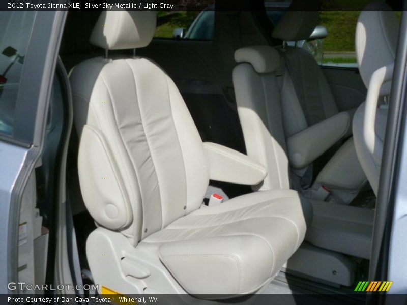 Silver Sky Metallic / Light Gray 2012 Toyota Sienna XLE