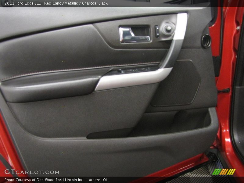 Red Candy Metallic / Charcoal Black 2011 Ford Edge SEL