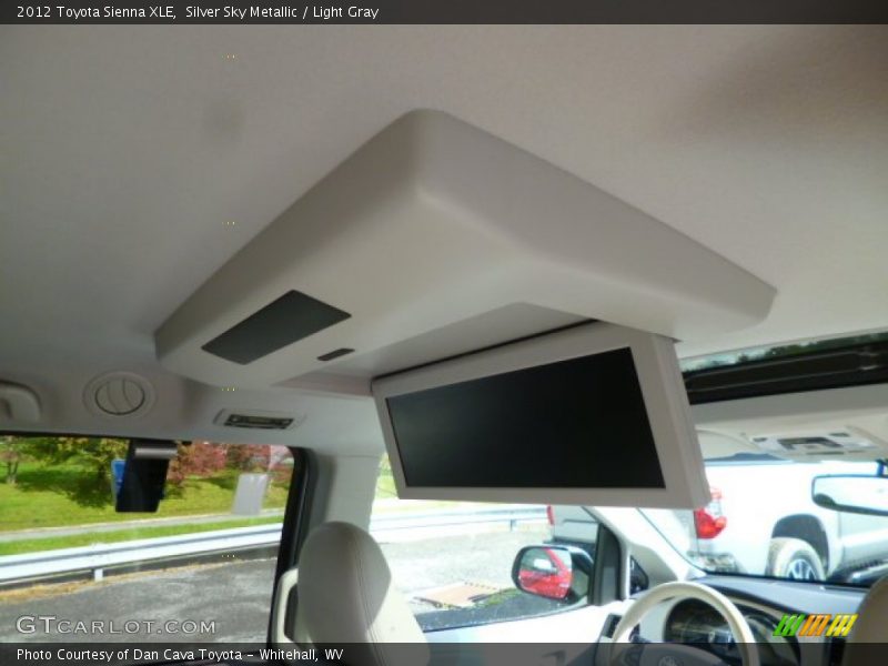 Silver Sky Metallic / Light Gray 2012 Toyota Sienna XLE