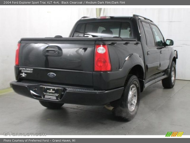 Black Clearcoat / Medium Dark Flint/Dark Flint 2004 Ford Explorer Sport Trac XLT 4x4