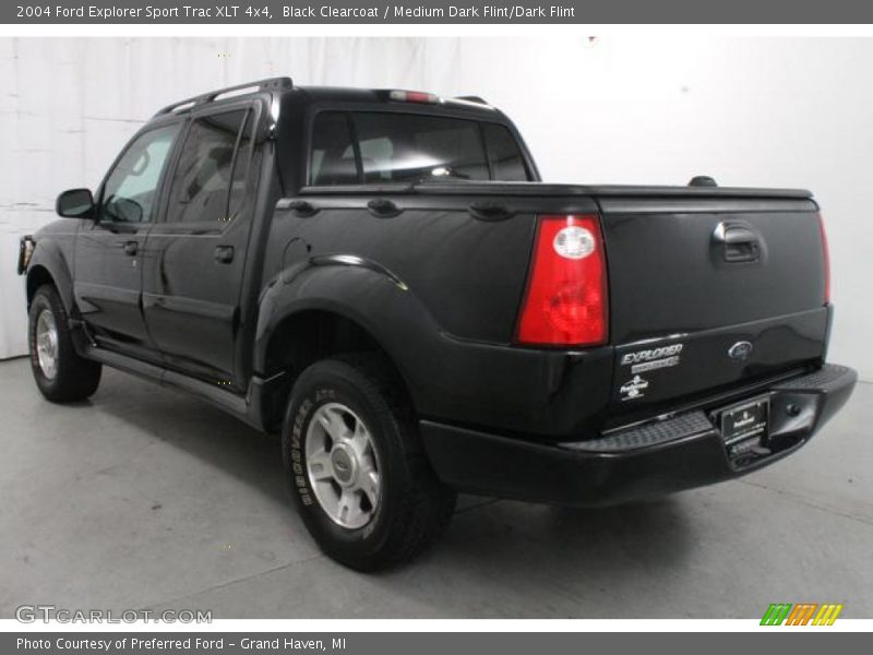 Black Clearcoat / Medium Dark Flint/Dark Flint 2004 Ford Explorer Sport Trac XLT 4x4