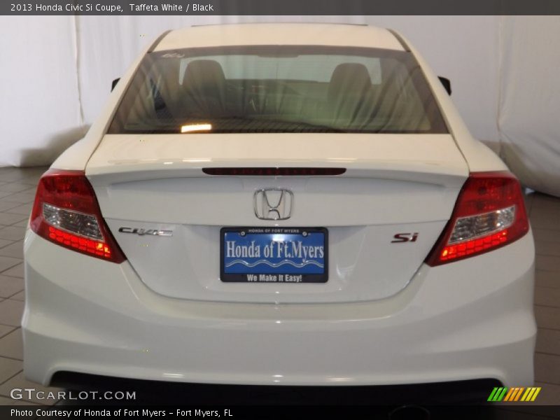 Taffeta White / Black 2013 Honda Civic Si Coupe