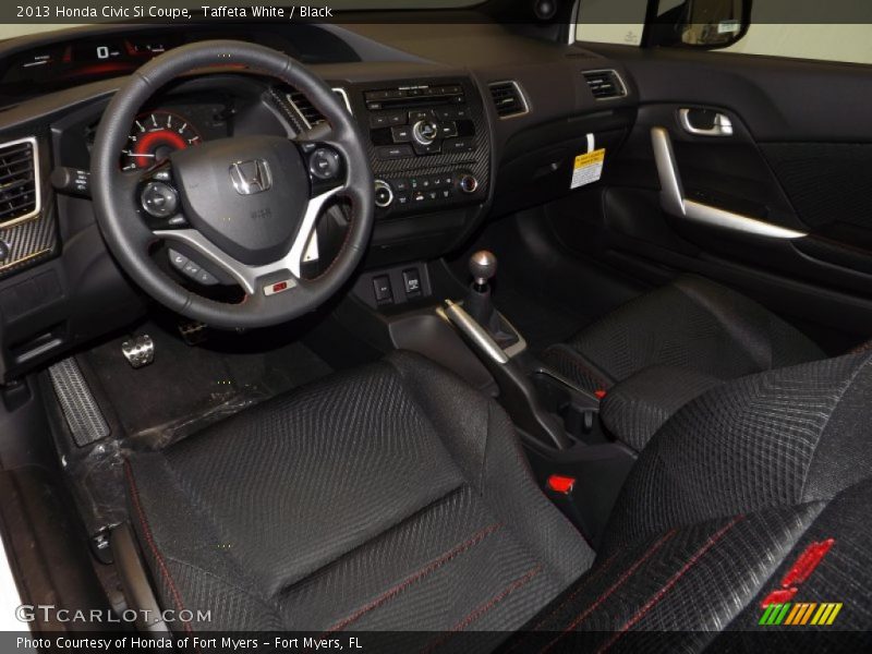 Black Interior - 2013 Civic Si Coupe 