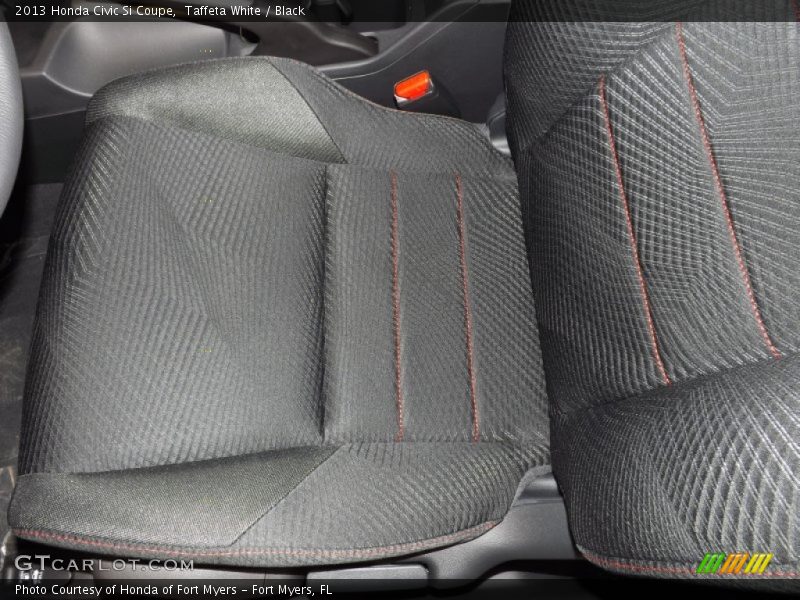Taffeta White / Black 2013 Honda Civic Si Coupe