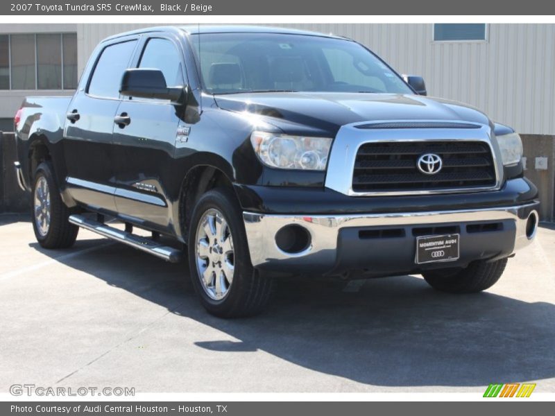 Black / Beige 2007 Toyota Tundra SR5 CrewMax