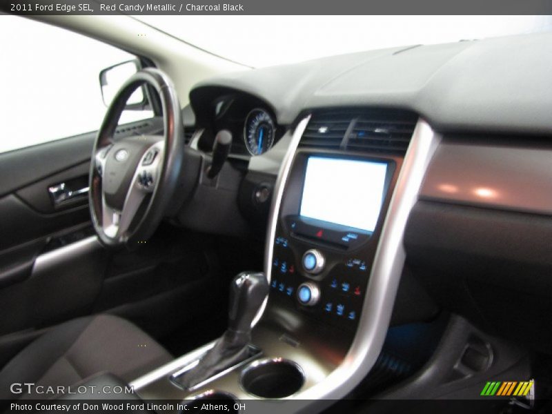 Red Candy Metallic / Charcoal Black 2011 Ford Edge SEL