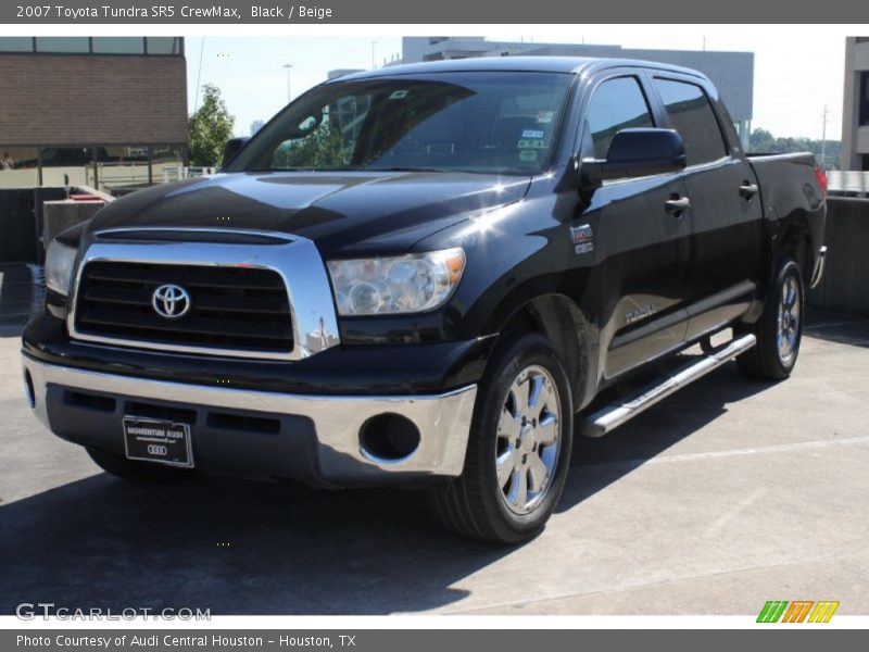 Black / Beige 2007 Toyota Tundra SR5 CrewMax