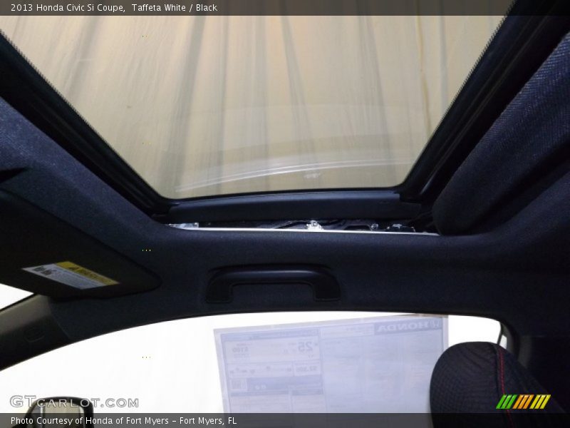Taffeta White / Black 2013 Honda Civic Si Coupe