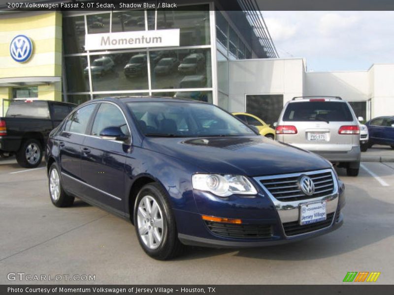 Shadow Blue / Black 2007 Volkswagen Passat 2.0T Sedan