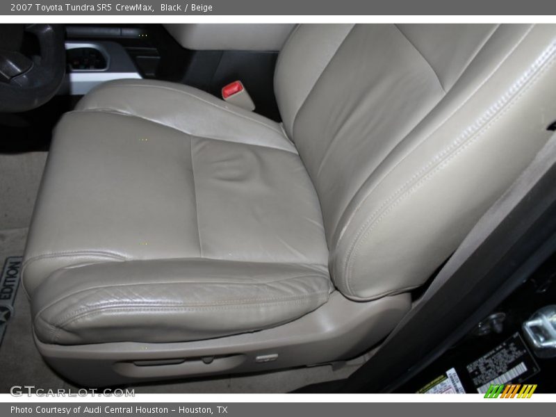 Black / Beige 2007 Toyota Tundra SR5 CrewMax