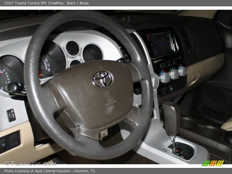 Black / Beige 2007 Toyota Tundra SR5 CrewMax