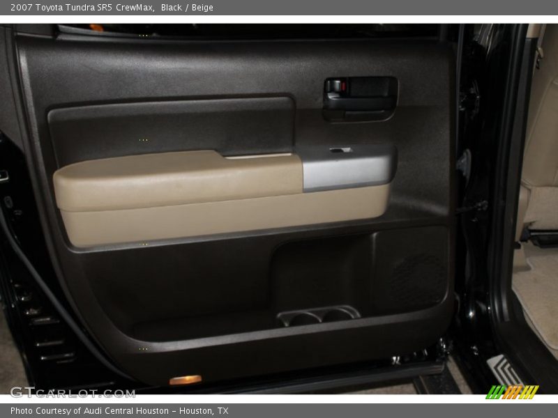 Black / Beige 2007 Toyota Tundra SR5 CrewMax