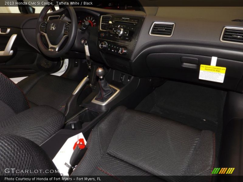 Taffeta White / Black 2013 Honda Civic Si Coupe
