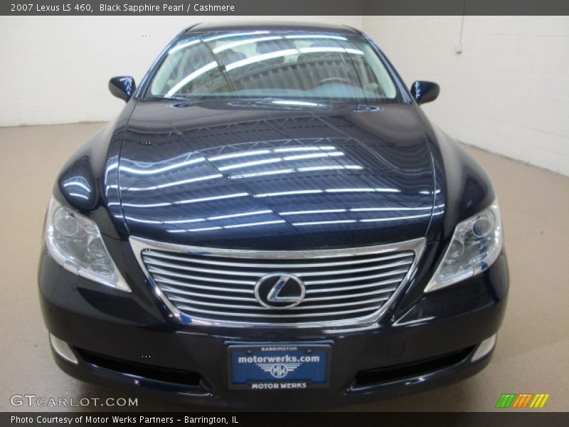 Black Sapphire Pearl / Cashmere 2007 Lexus LS 460
