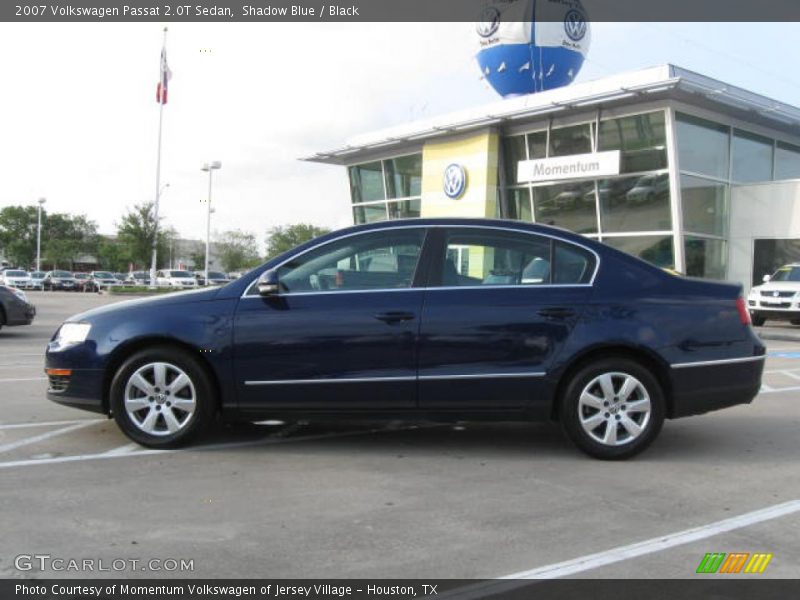 Shadow Blue / Black 2007 Volkswagen Passat 2.0T Sedan