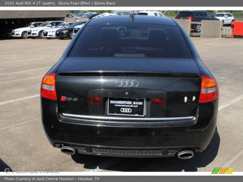 Ebony Pearl Effect / Ebony Black 2003 Audi RS6 4.2T quattro