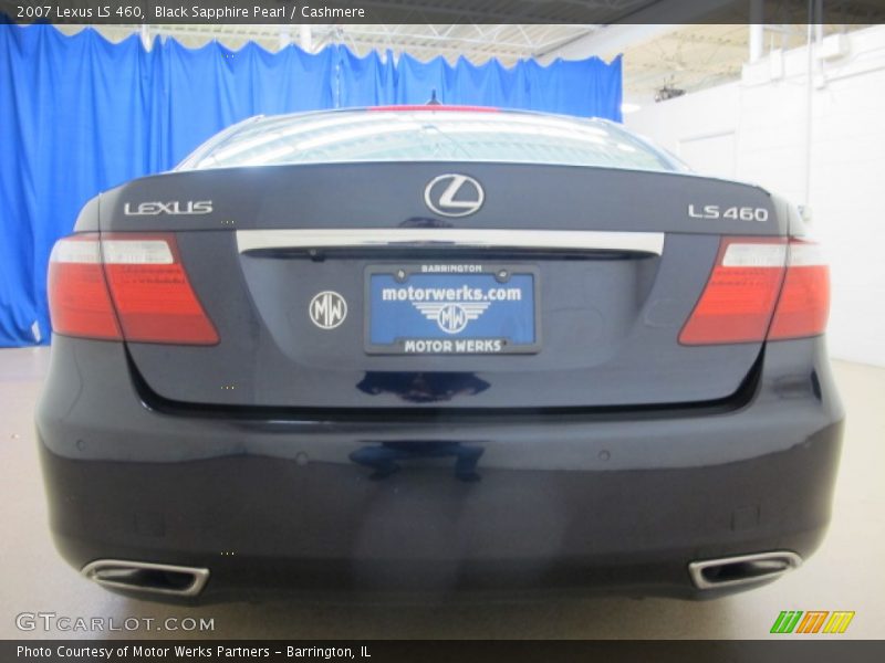 Black Sapphire Pearl / Cashmere 2007 Lexus LS 460