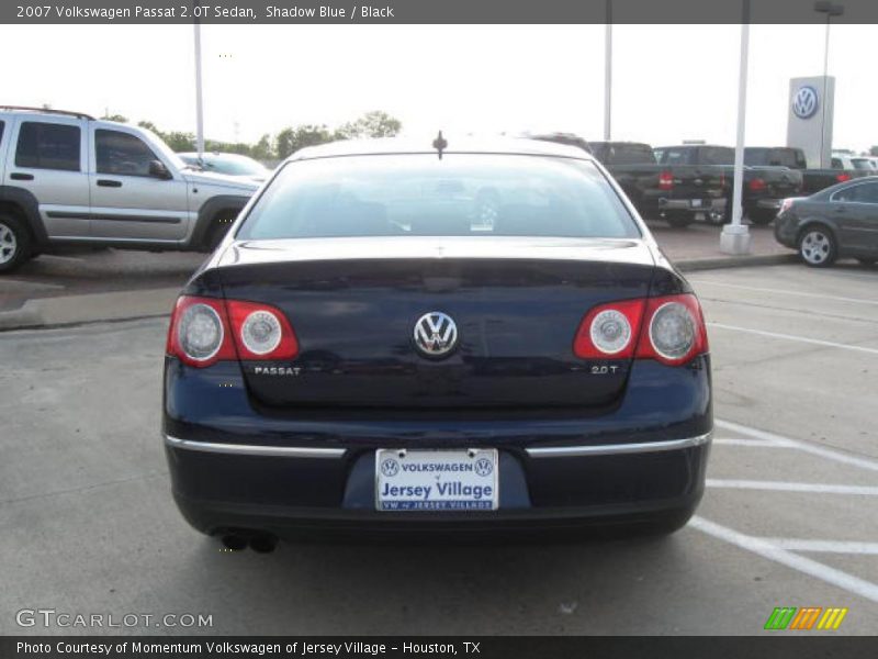 Shadow Blue / Black 2007 Volkswagen Passat 2.0T Sedan