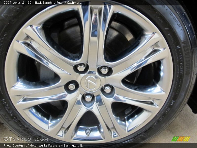 Black Sapphire Pearl / Cashmere 2007 Lexus LS 460