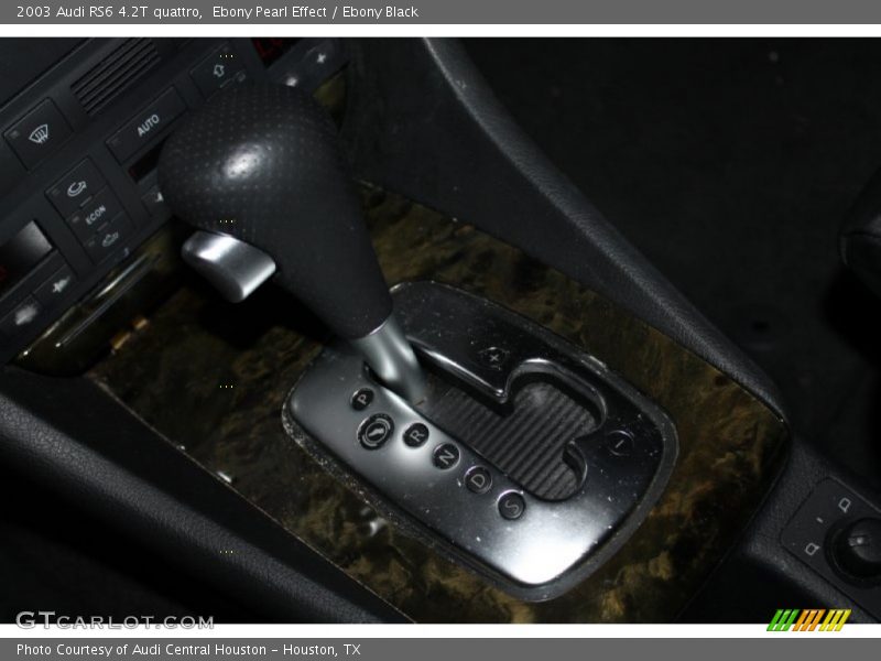  2003 RS6 4.2T quattro 5 Speed Tiptronic Automatic Shifter