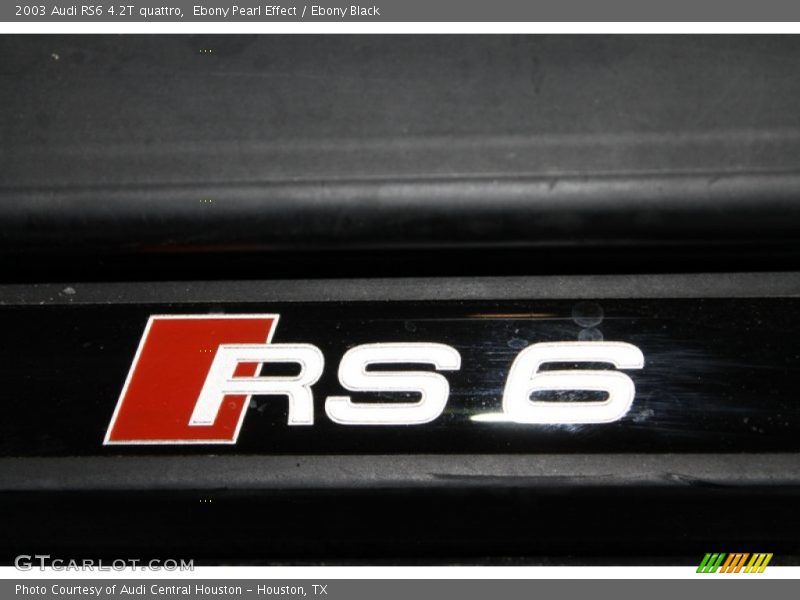 Ebony Pearl Effect / Ebony Black 2003 Audi RS6 4.2T quattro