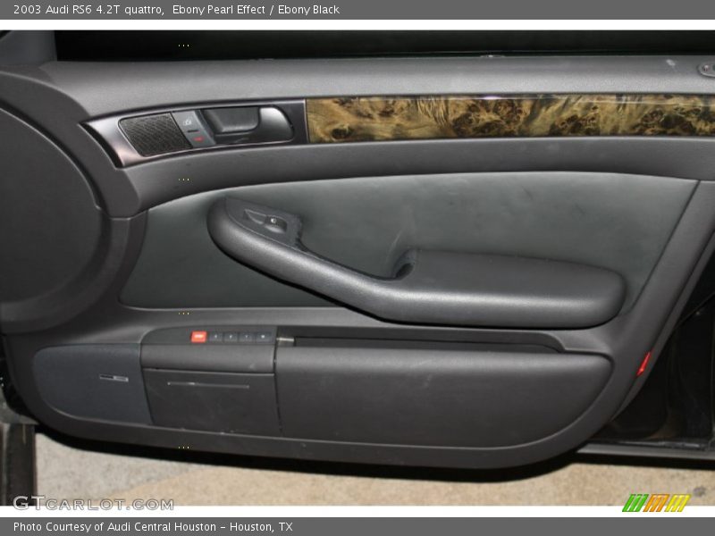 Ebony Pearl Effect / Ebony Black 2003 Audi RS6 4.2T quattro